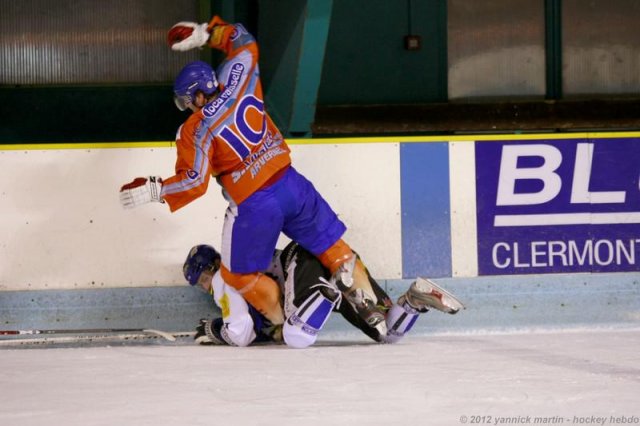 Photo hockey match Clermont-Ferrand - Compiègne le 25/02/2012