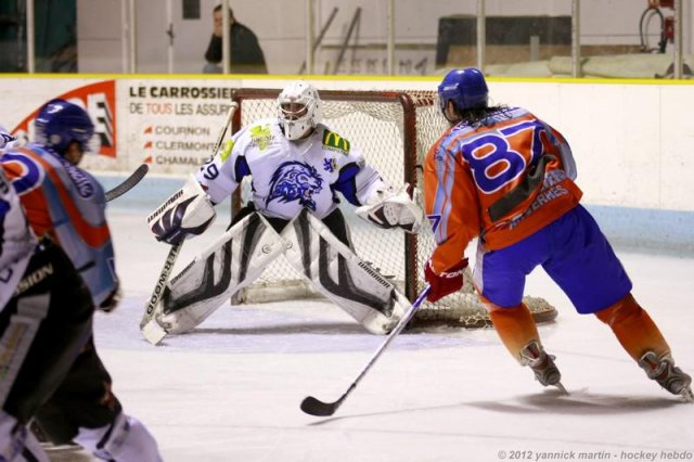 Photo hockey match Clermont-Ferrand - Compiègne le 25/02/2012