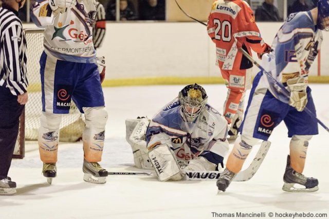 Photo hockey match Amnéville - Clermont-Ferrand le 10/03/2012