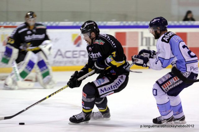 Photo hockey match Rouen - Angers  le 16/03/2012