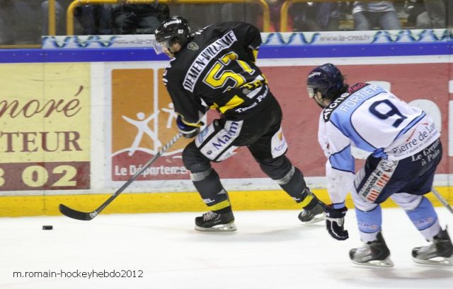Photo hockey match Rouen - Angers  le 16/03/2012