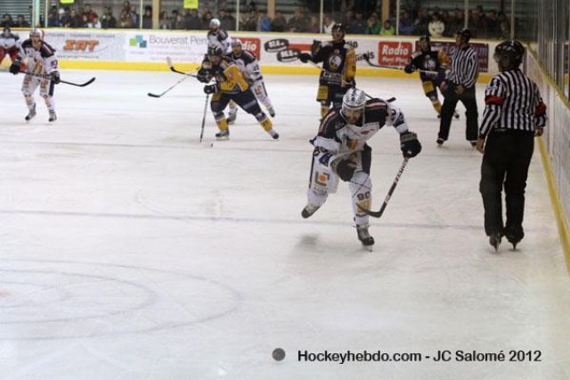 Photo hockey match Chamonix  - Grenoble  le 16/03/2012