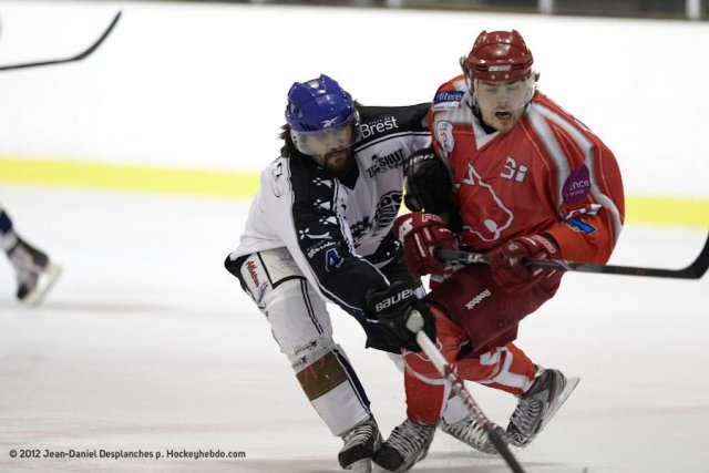 Photo hockey match Valence - Brest  le 17/03/2012