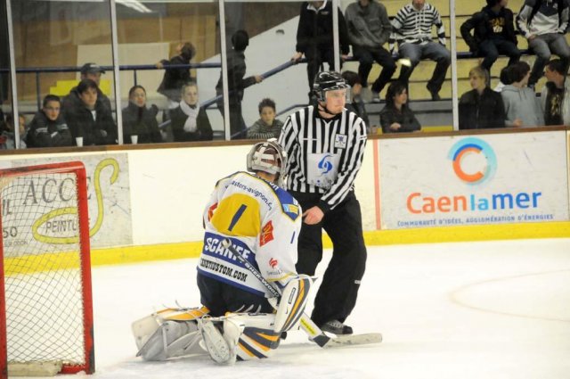 Photo hockey match Caen  - Avignon le 25/10/2008