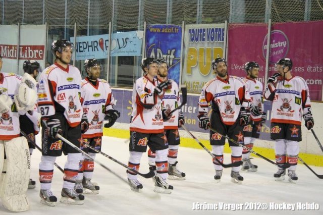 Photo hockey match Montpellier  - Mulhouse le 24/03/2012