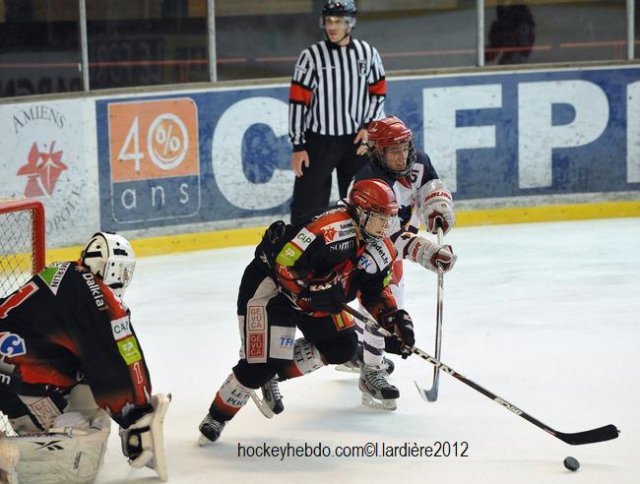 Photo hockey reportage U18 elite :  Amiens Champion ! 