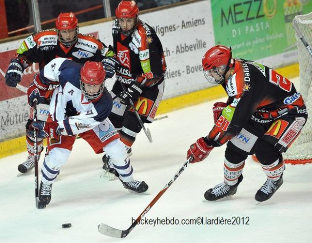 Photo hockey reportage U18 elite :  Amiens Champion ! 