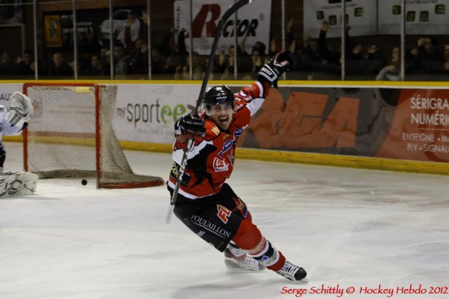 Photo hockey match Mulhouse - Brest  le 07/04/2012