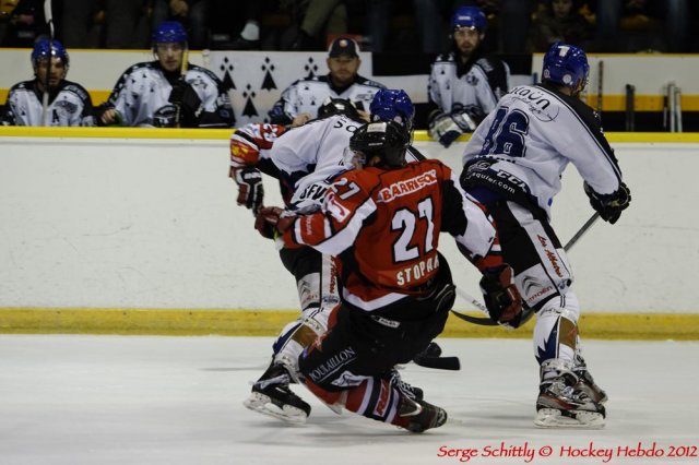 Photo hockey match Mulhouse - Brest  le 07/04/2012