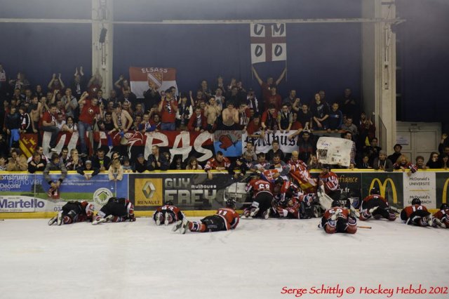 Photo hockey match Mulhouse - Brest  le 07/04/2012