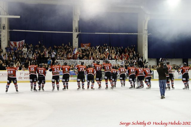 Photo hockey match Mulhouse - Nice le 11/04/2012