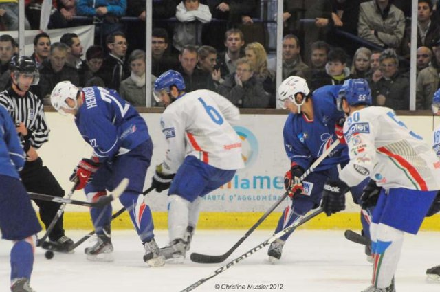 Photo hockey reportage France Italie Match1 en images