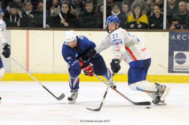Photo hockey reportage France Italie Match1 en images