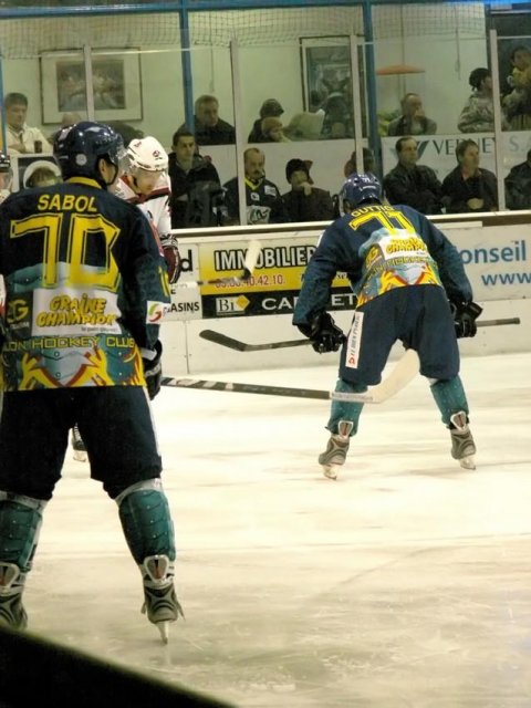 Photo hockey match Dijon  - Briançon  le 25/10/2008
