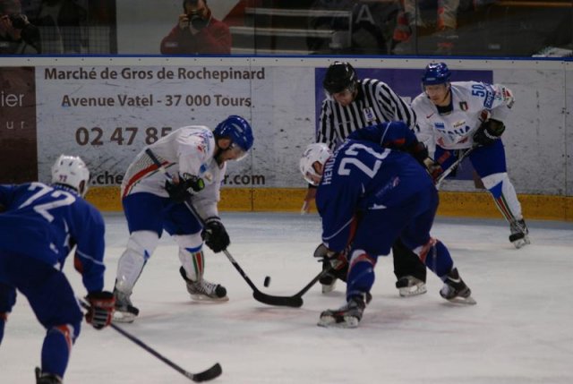 Photo hockey reportage Festival offensif des Bleus