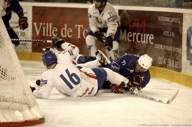 Photo hockey album EDF - France VS Italie (Tours) par Yannick Martin