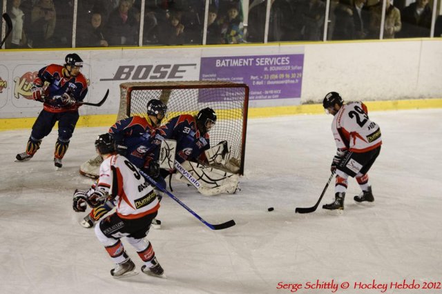 Photo hockey match Nice - Mulhouse le 14/04/2012