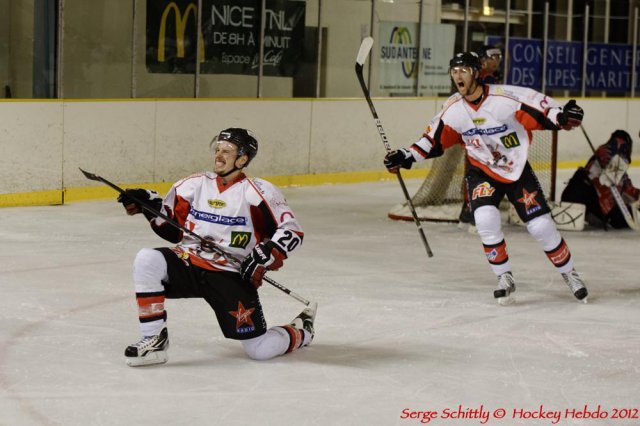 Photo hockey match Nice - Mulhouse le 14/04/2012