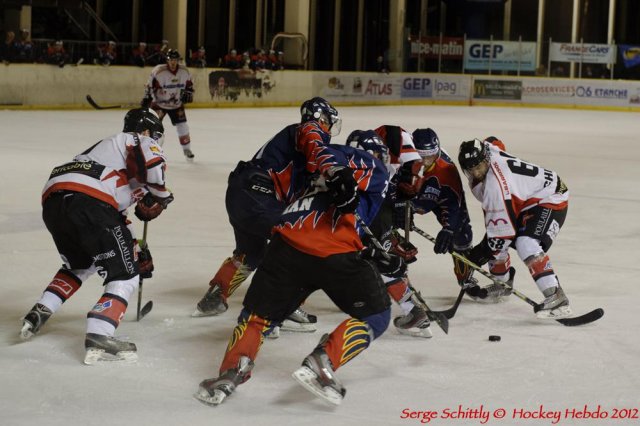 Photo hockey match Nice - Mulhouse le 14/04/2012