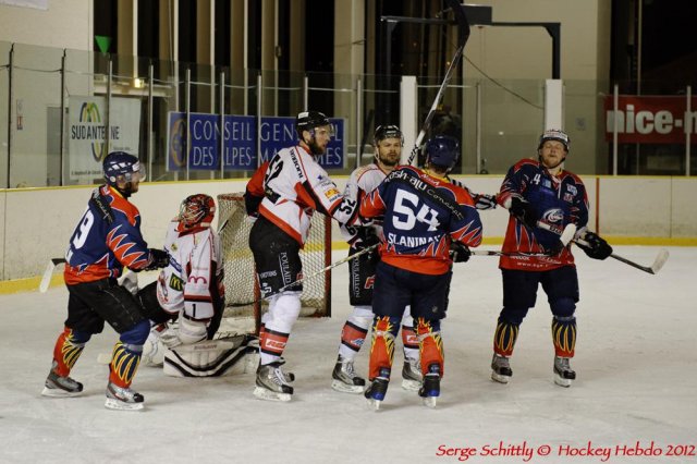 Photo hockey match Nice - Mulhouse le 14/04/2012