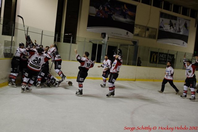 Photo hockey match Nice - Mulhouse le 14/04/2012