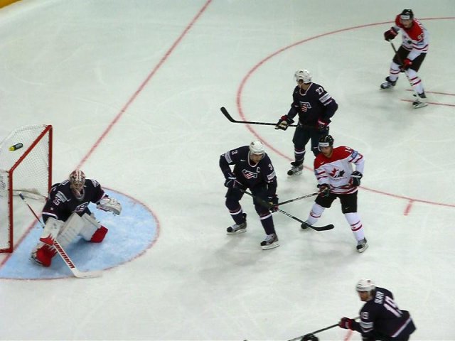 Photo hockey album Mondial 12 - Canada VS Etats Unis