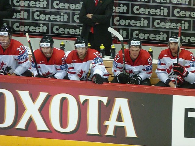 Photo hockey album Mondial 12 - Canada VS Etats Unis
