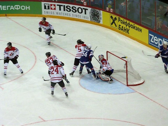 Photo hockey album Mondial 12 - France VS Canada