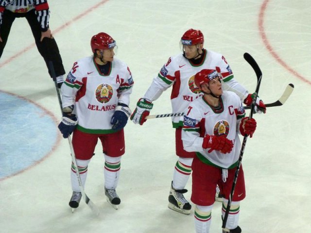 Photo hockey album Mondial 12 - Suisse VS Bélarussie