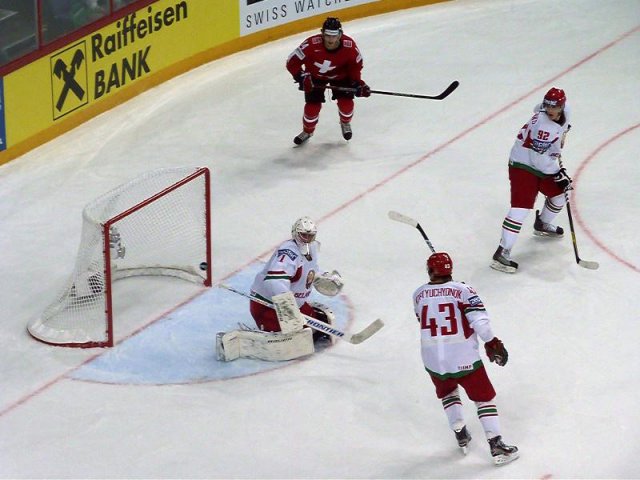 Photo hockey album Mondial 12 - Suisse VS Bélarussie