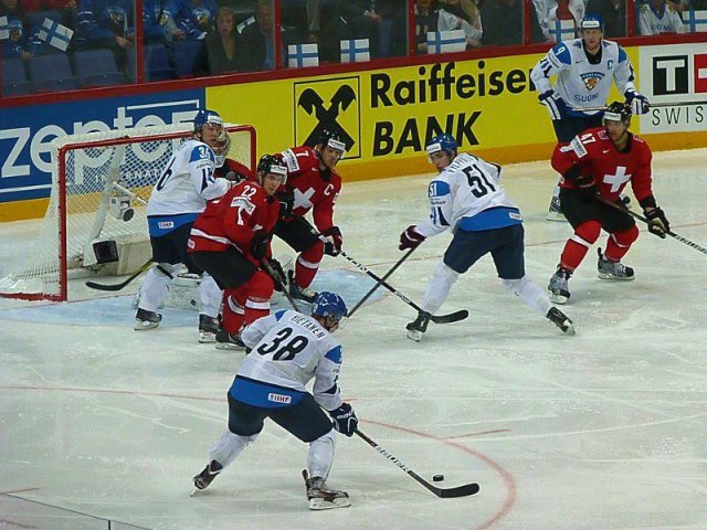 Photo hockey album Mondial 12 - Finlande VS Suisse