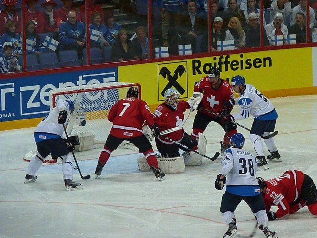 Photo hockey album Mondial 12 - Finlande VS Suisse