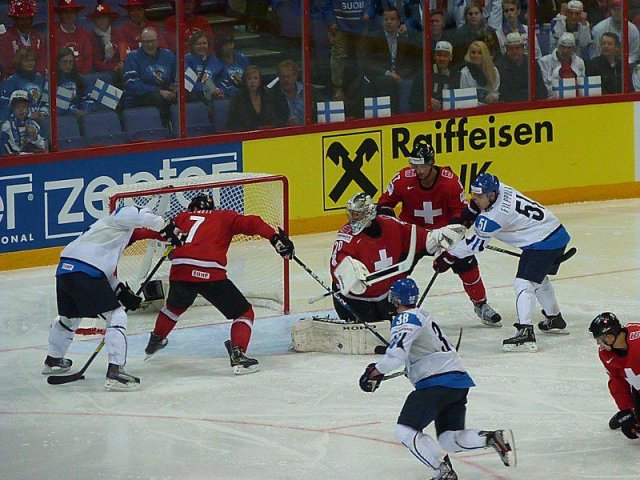 Photo hockey album Mondial 12 - Finlande VS Suisse