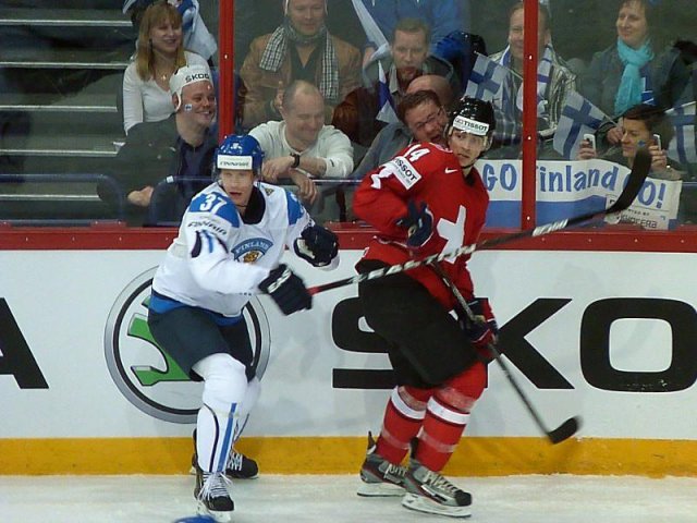 Photo hockey album Mondial 12 - Finlande VS Suisse
