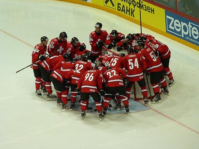 Photo hockey album Mondial 12 - Suisse VS France