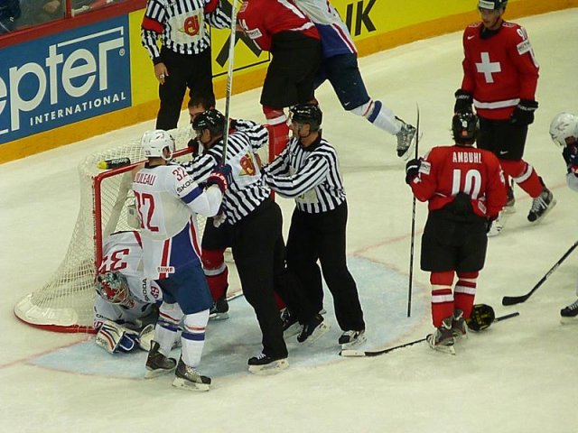 Photo hockey album Mondial 12 - Suisse VS France