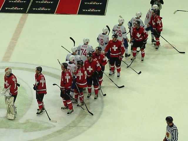 Photo hockey album Mondial 12 - Suisse VS France