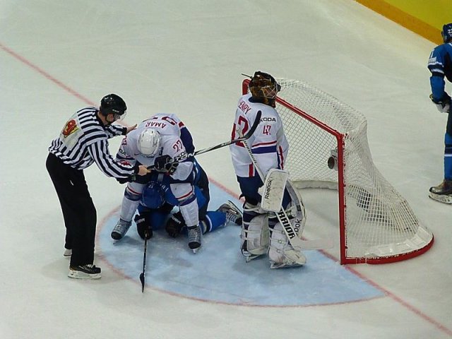 Photo hockey album Mondial 12 - Finlande VS France