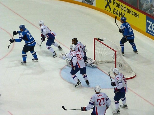 Photo hockey album Mondial 12 - Finlande VS France