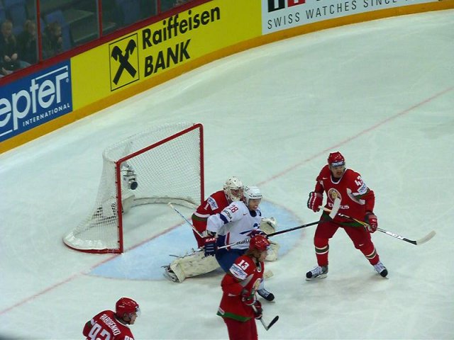 Photo hockey album Mondial 12 - Belarus VS France