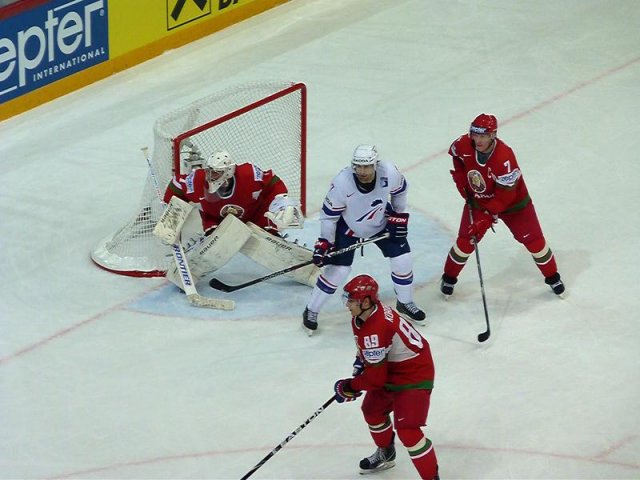 Photo hockey album Mondial 12 - Belarus VS France