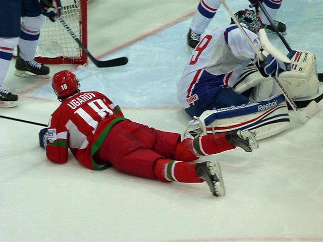 Photo hockey album Mondial 12 - Belarus VS France