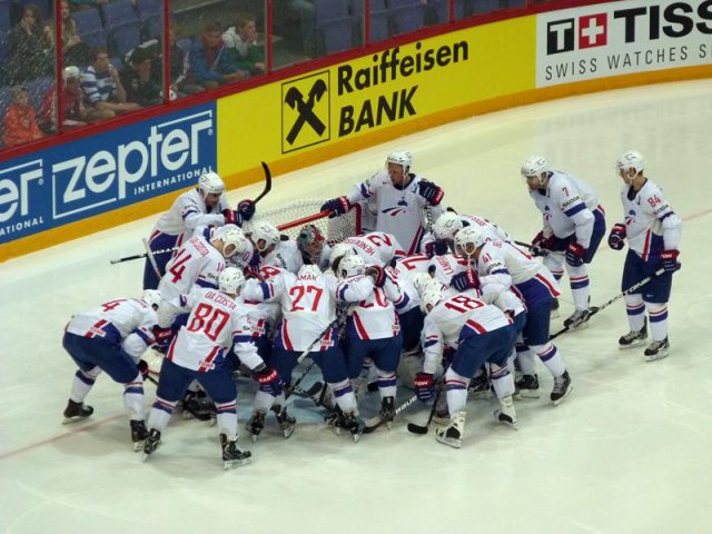 Photo hockey album Mondial 12 - Slovaquie VS France