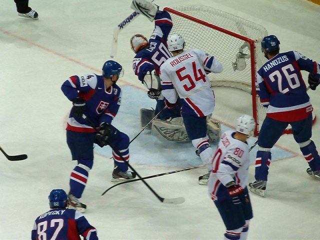 Photo hockey album Mondial 12 - Slovaquie VS France