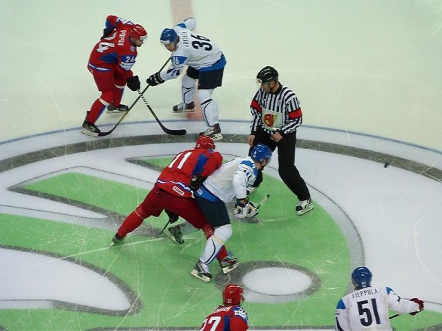 Photo hockey album Mondial 12 - Russie VS Finlande