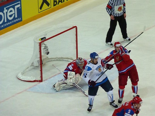 Photo hockey album Mondial 12 - Russie VS Finlande