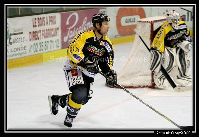 Photo hockey match Rouen - Tours  le 28/10/2008