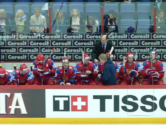 Photo hockey album Mondial 12 - Russie VS Finlande