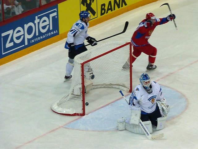 Photo hockey album Mondial 12 - Russie VS Finlande