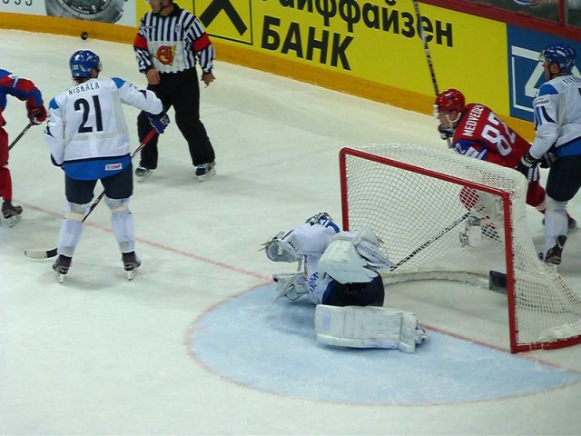 Photo hockey album Mondial 12 - Russie VS Finlande